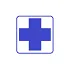 Cross symbol trademark example for medical services